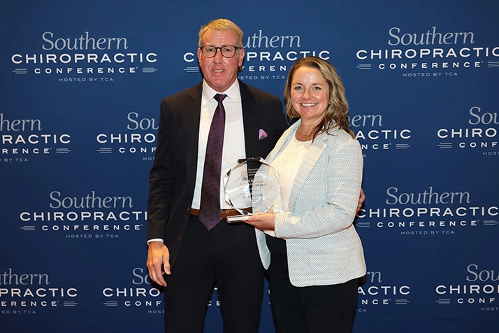 Dr. J. Brion Jones receiving the 2025 James R. Cole Heritage Award