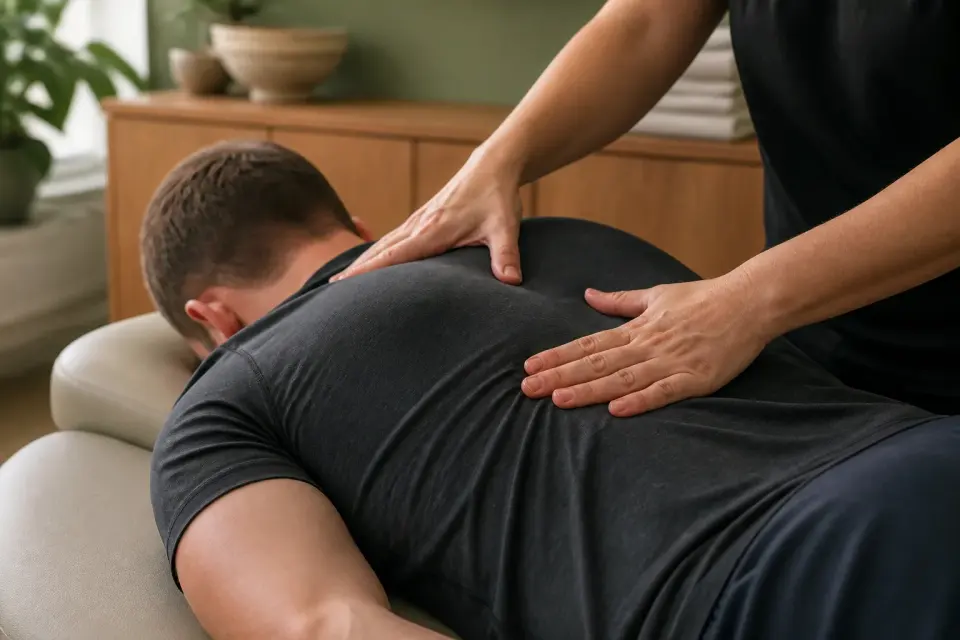 Massage therapy at Jones Chiropractic Clinic