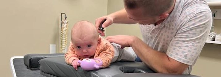 Chiropractic Johnson City TN Adjusting Baby